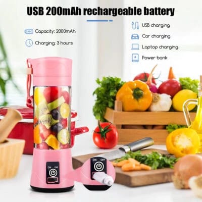 Portable Personal Blender,Mini Juicer Cup Smoothie Maker ,USB Charger